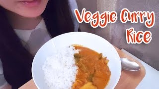 ASMR - Vegetable Curry Rice ~Eating Sounds~ No Talking