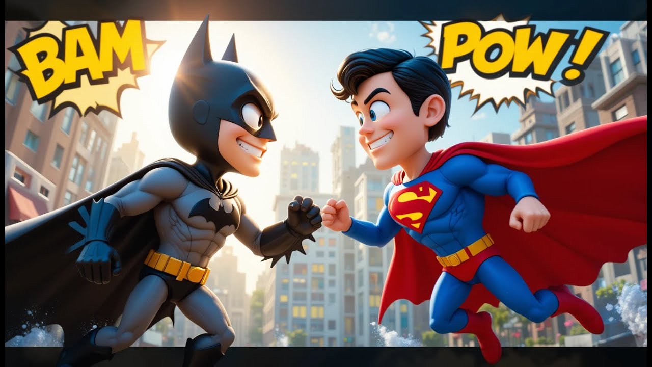 Batman vs Superman: Dawn of Justice – 3D Cartoon Adventure!