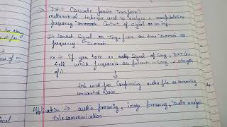 Discrete Fourier Transform(DFT) || define with example in simple language|| IN ENGLISH