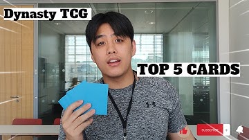 Top 5 Dynasty TCG cards from the Kickstarter 2023