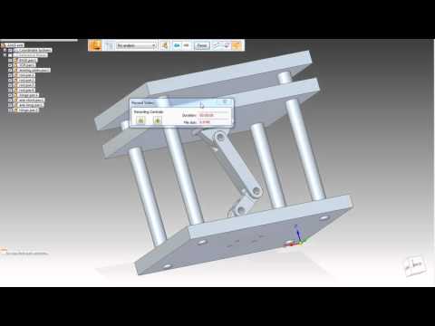 Assembly and motion simulation in Solid Edge