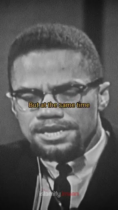 Malcolm X perfect reply.  #islam #islamicvideo