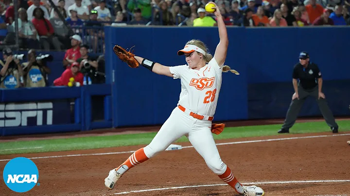 Oklahoma State's Kelly Maxwell strikes out 14 to s...