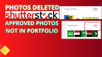 Shutterstock  portfolio photos deleted || Approved photos not showing in the portfolio