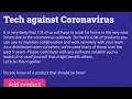 "Tech against coronavirus" - listă de platforme de utilizat pentru activități la distanță
