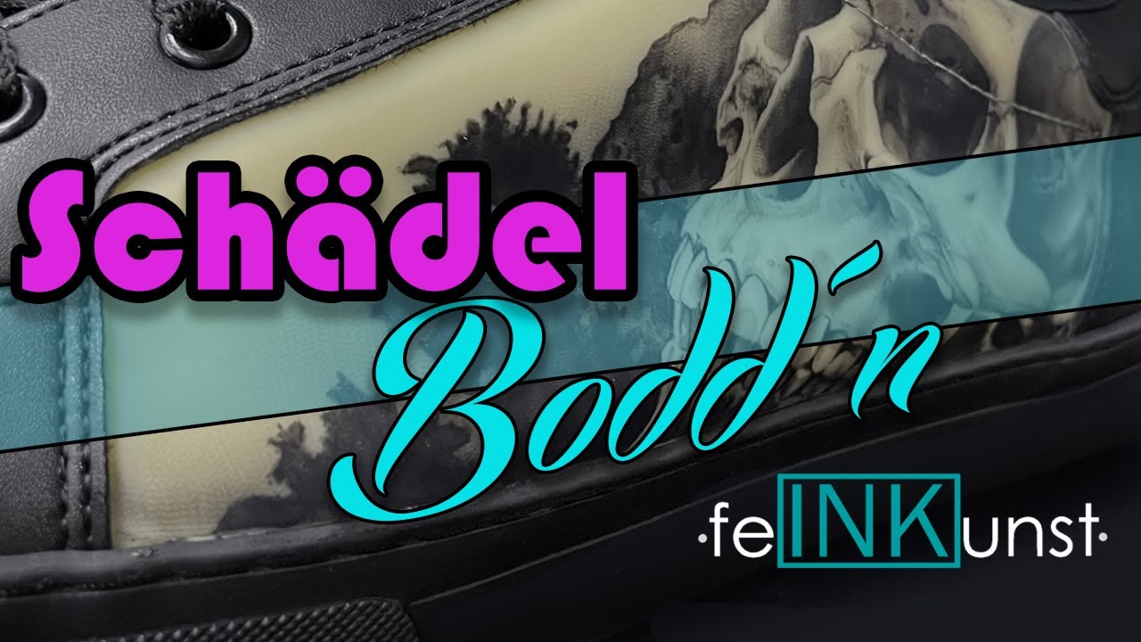 SKULL TATTOO Wir tätowieren einen Sneaker!