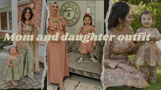 mother daughter same dress 👗 design| mother daughter matching dress| mom daughter dress idea|