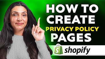 How to Create Professional Privacy Policy Pages On Shopify 2025