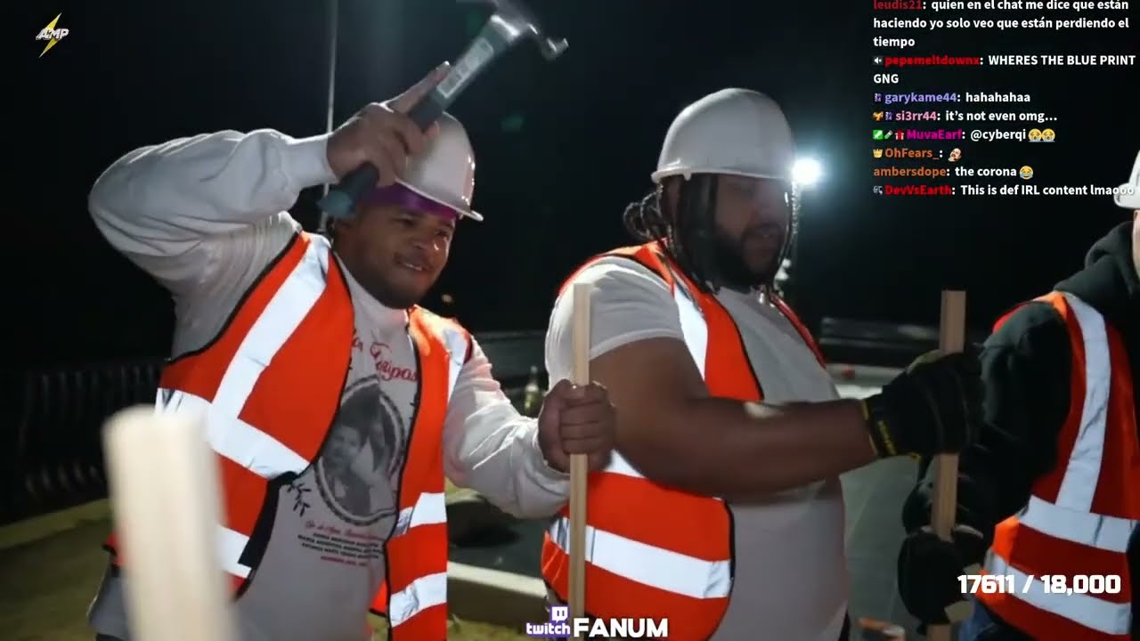 Fanum N Friends Build A Life Size GingerBread House