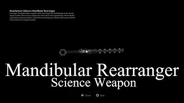 The Outer Worlds - Mandibular Rearranger Science Weapon Location