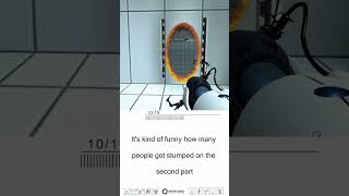 Portal Ranking Test Chamber 3 #shorts