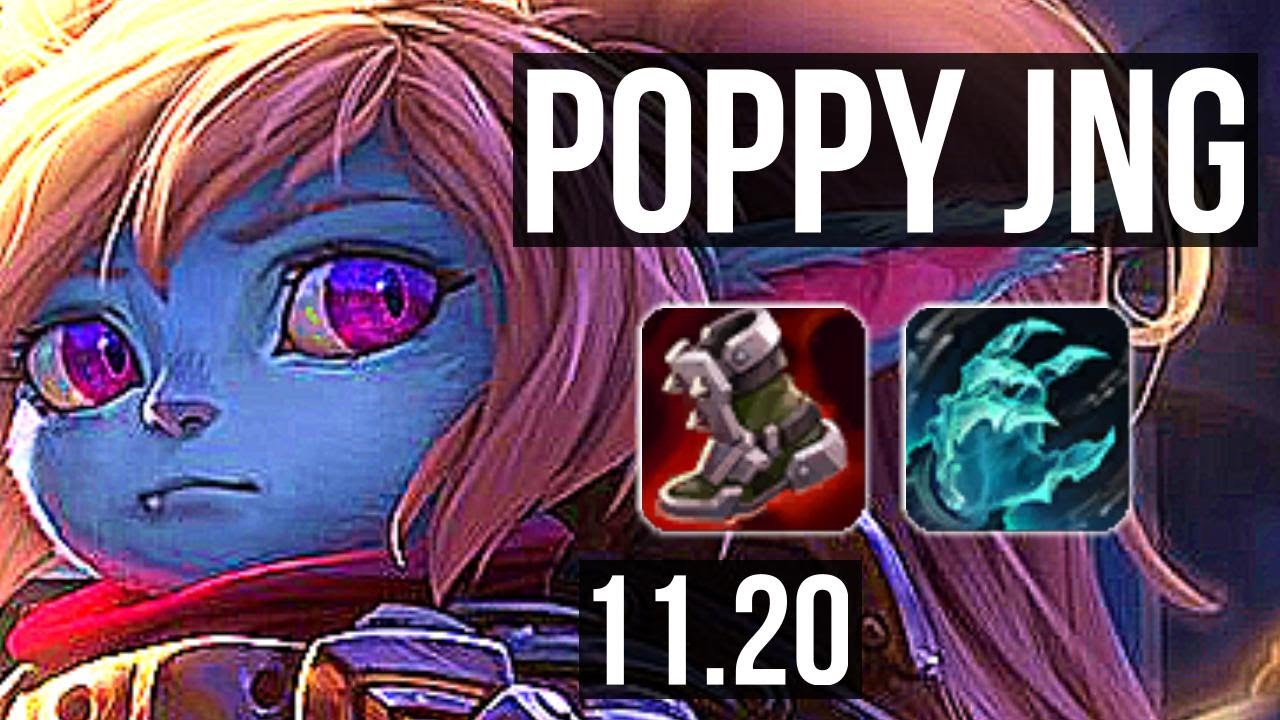 POPPY vs ZED (JUNGLE) (DEFEAT) | 600+ games, Rank 10 Poppy | EUW Grandmaster | v11.20