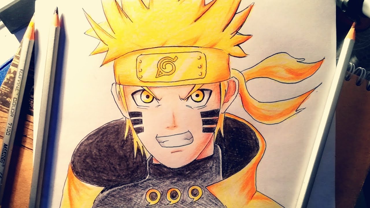 Vẽ Naruto || HOW TO DRAW NARUTO || Mylife Easy!! - YouTube