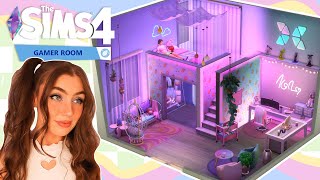 Kawaii Gamer Room  │ Platform Bed │ Sims 4  │ Speedbuild