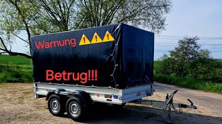 Warnung  ⚠️ ⚠️ ⚠️ | Betrug mit Pkwanhänger in Facebook und Co.  !!!! by Der-Anhänger-Berater  802 views 1 month ago 2 minutes, 30 seconds