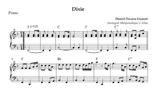 Dixie - Daniel Decatur Emmett - Piano
