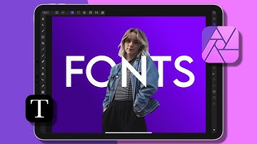 How To Download & Import Fonts On Affinity Photo On iPad Pro, iPad Air & iPad