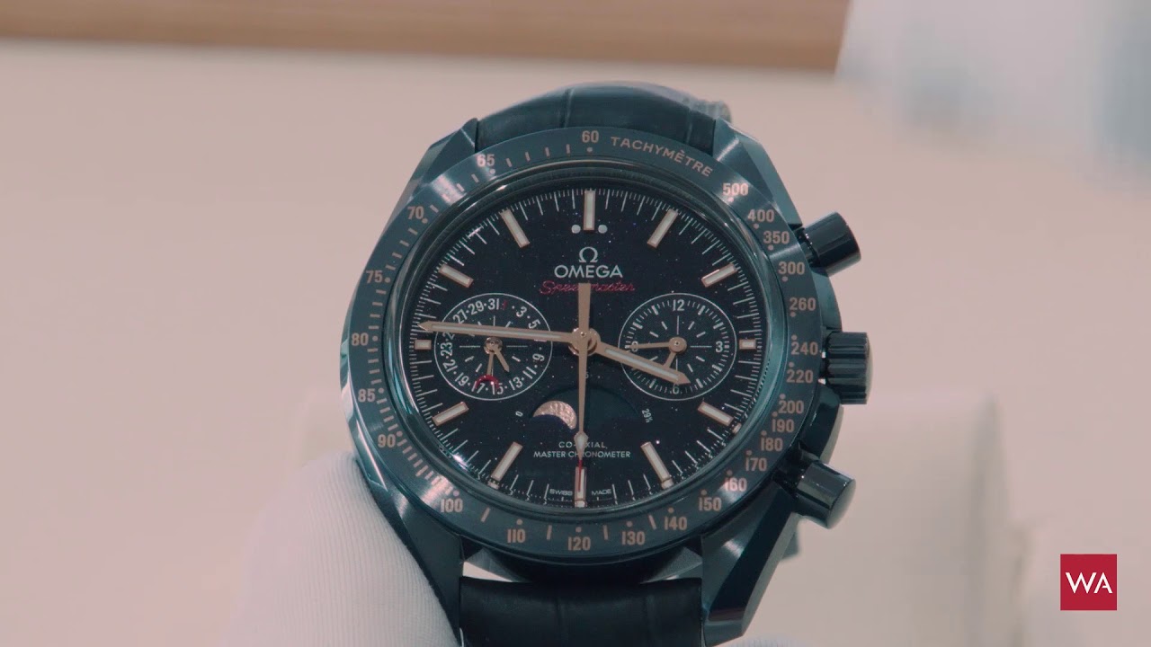 omega speedmaster blue side of the moon aventurine