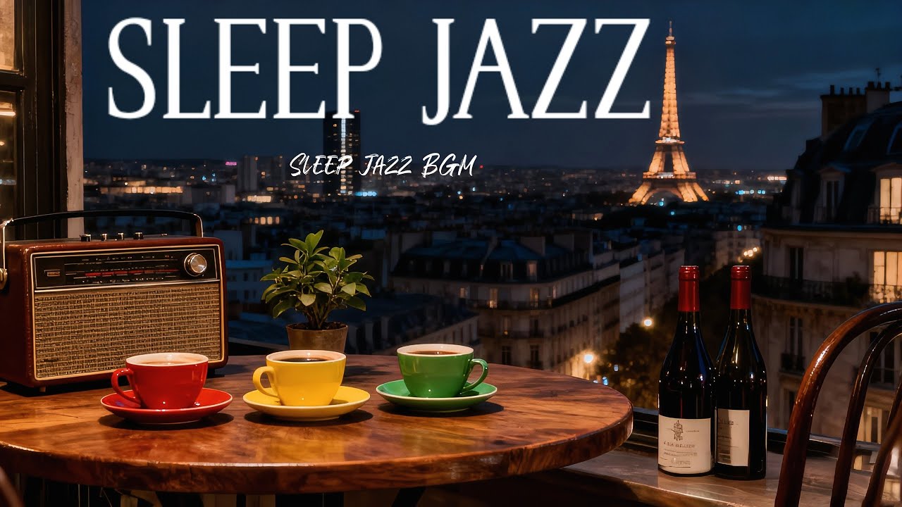 🔴 Sleep Jazz BGM 🌙 Night Jazz for Peaceful Sleep, sleep jazz bgm Live