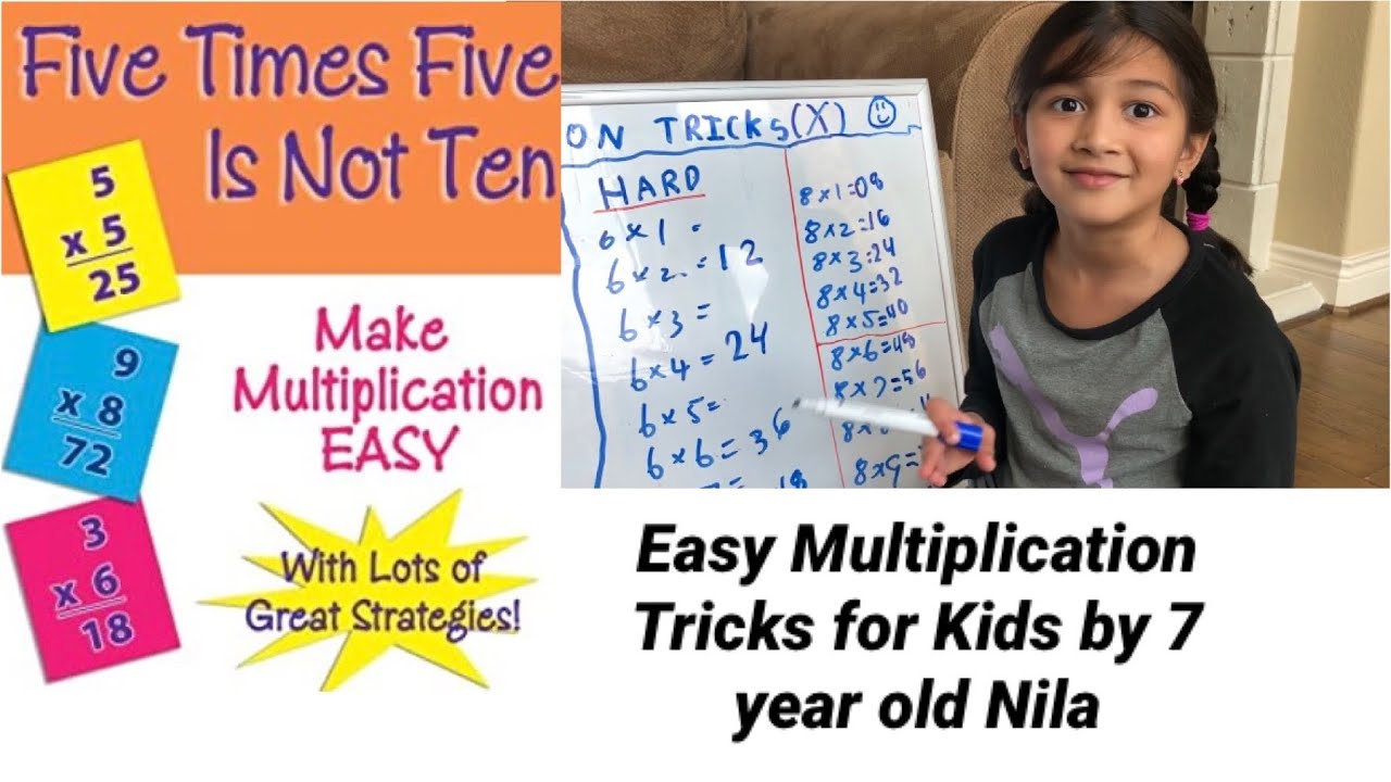 Multiplication Tricks for Kids by 7 year | Easy and Fast Way to Learn ...