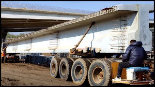 Amazing Modern Bridge Construction ProcessLargeScale Bridge Factory!