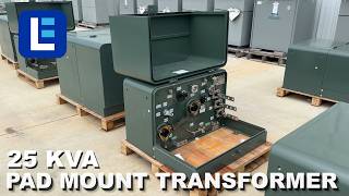 25 Kva Pad Mount Transformer - 13800Y7968 Grounded Wye Primary, 240120V Secondary