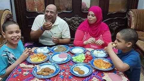 روتين يومنا الحقيقي في فطار يوم الجمعه ولمه الاولاد علي أكبر سفره فطار في مصر كلها وزوجي واولادي ♥️
