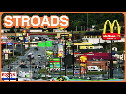 The Ugly, Dangerous, and Inefficient Stroads found all over the US & Canada [ST05]