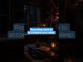 Rain Sounds & Fireplace 🔥 Cozy Cabin Ambience for Sleep, Study & Relaxation