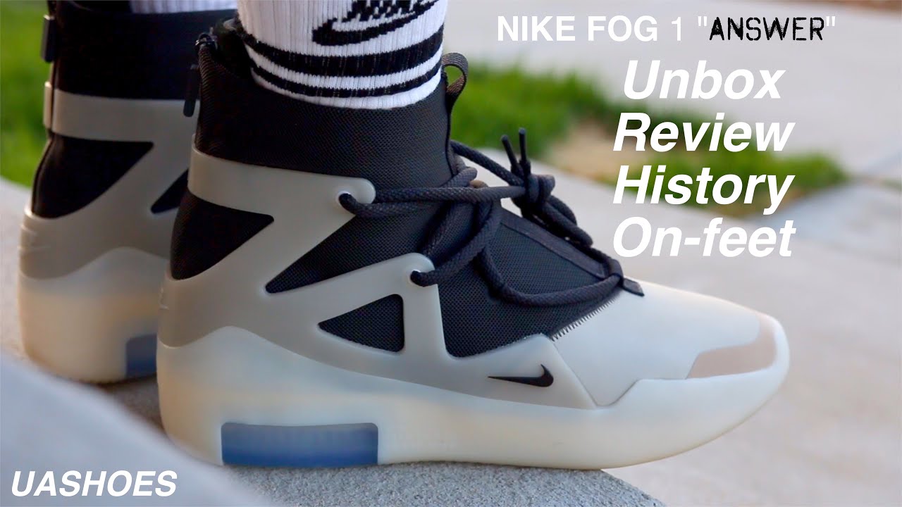 inleveren Prooi viool Nike Fear Of God 1 "Gifted" "Answer/Question” Unbox Review History OnFoot -  YouTube