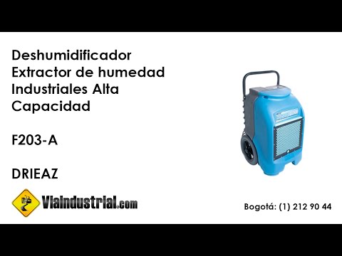 Deshumidificador Extractor de humedad Industriales Alta Capacidad 