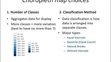GIS Level 1 Video 19: Choropleth mapping