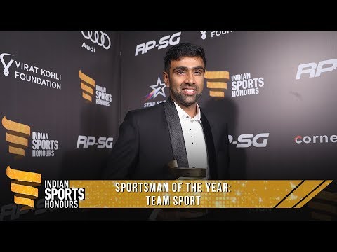 r-ashwin-|-sportsman-of-the-year:-team-sport-|-indian-sports-honours