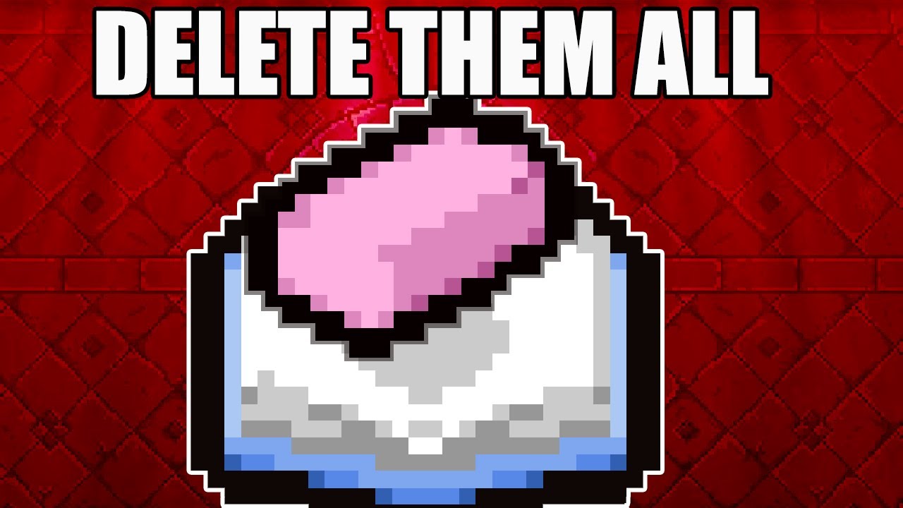 Deleting Every Enemy I Encounter - YouTube