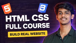 HTML CSS Full Course in Telugu | Zero to Hero | Build & Deploy YouTube Clone