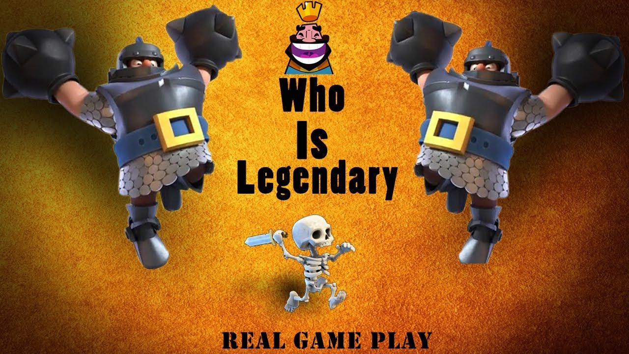 What makes you Legendary Clash Royale REAL GAMEPLAY MOMENT YouTube