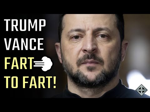 Fart To Fart! When weaklings Donald Trump & JD Vance met Zelenskyy, it was murder... on MAGA lies!
