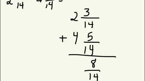 adding mixed numbers with like denominators and simplifying