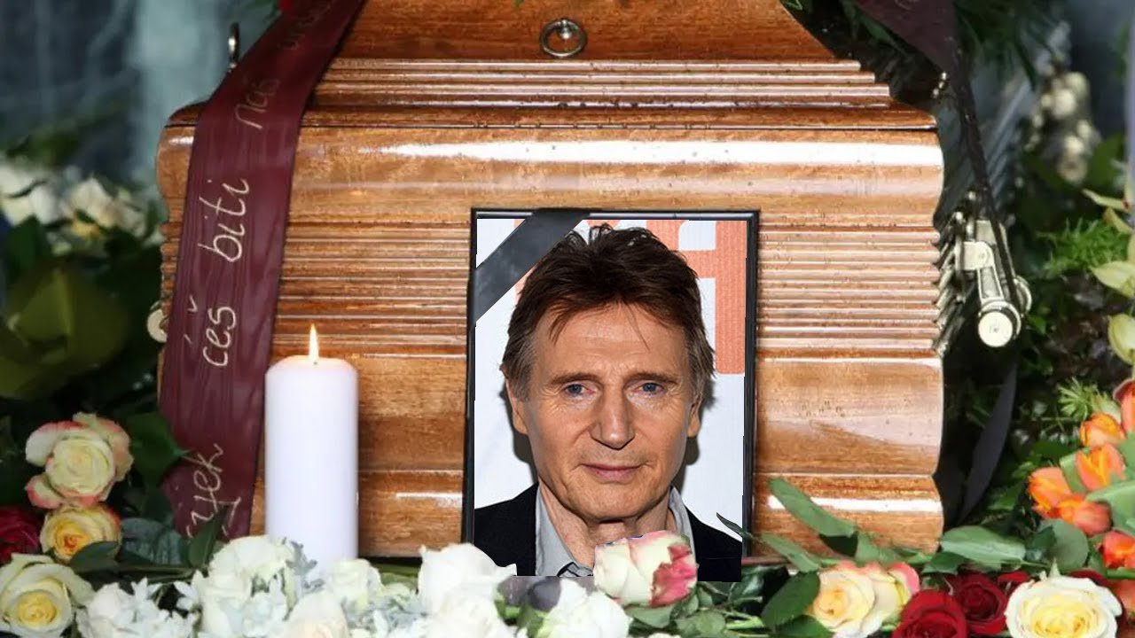 At Liam Neeson's tragic funeral! Our condolences to all legendary Liam Neeson fans, goodbye Neeson