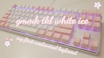 unboxing my first mechanical keyboard!! | gmmk tkl keyboard 👩‍💻🥰
