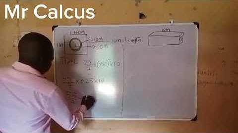 How to calculate volume of concrete in a ring culvert #construction #civil #building#fypシ゚viral