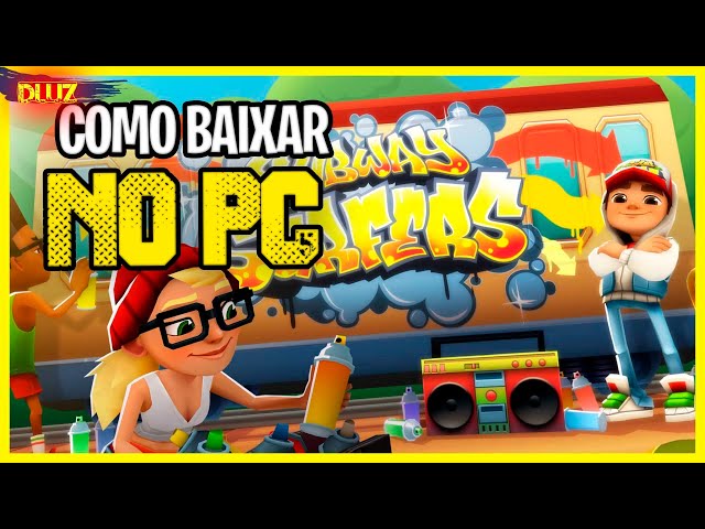 Como jogar Subway surfers no pc com bluestacks 5 - Dluz Games