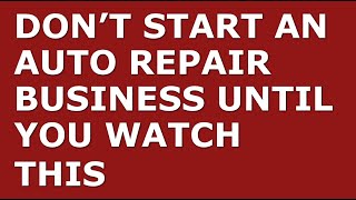 How to Start an Auto Repair Business | Free Auto Repair Business Plan Template Included screenshot 3