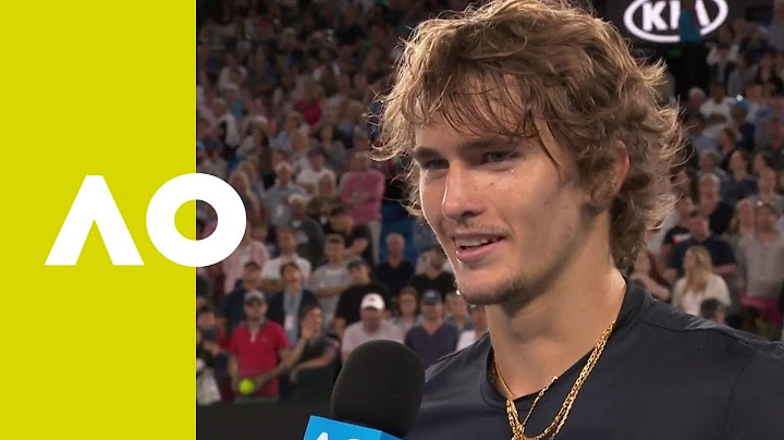 Alexander Zverev on-court interview (3R) | Australian Open 2019