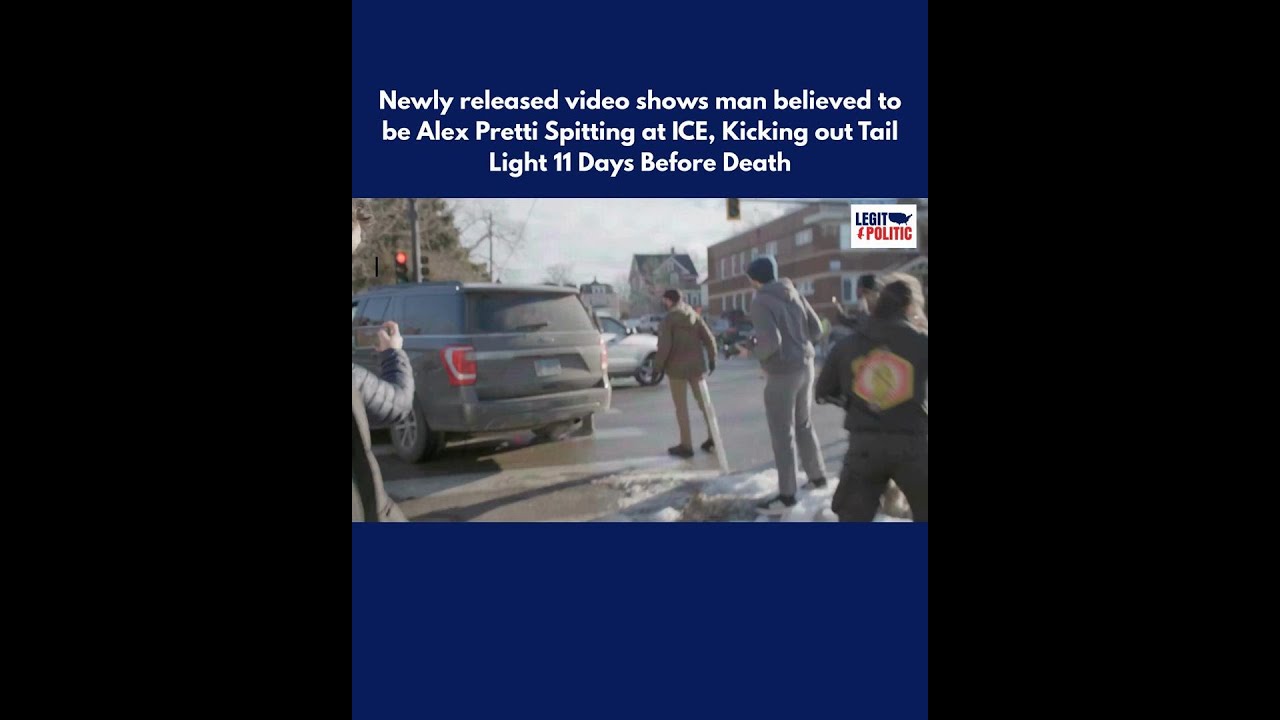 Newly released video shows man believed to be Alex Pretti Spitting at ...