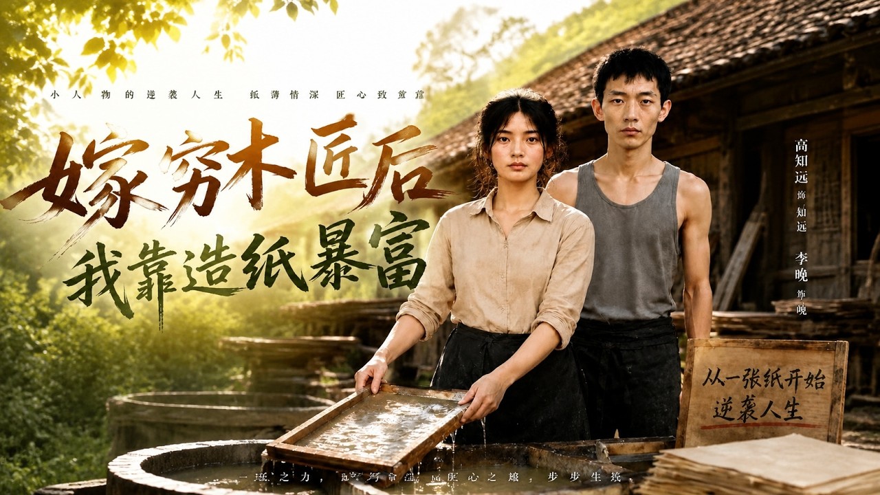 【高清全集】《嫁穷木匠后我靠造纸暴富》 #逆袭 #爱情 #甜宠 #反转 #热门短剧 #drama #爽剧 #電影 #精彩影视 #AI短剧