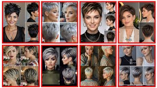 2026 Top TRENDING latest 200+ Short Stacked Bob pixie haircut today fashion #hairstyle