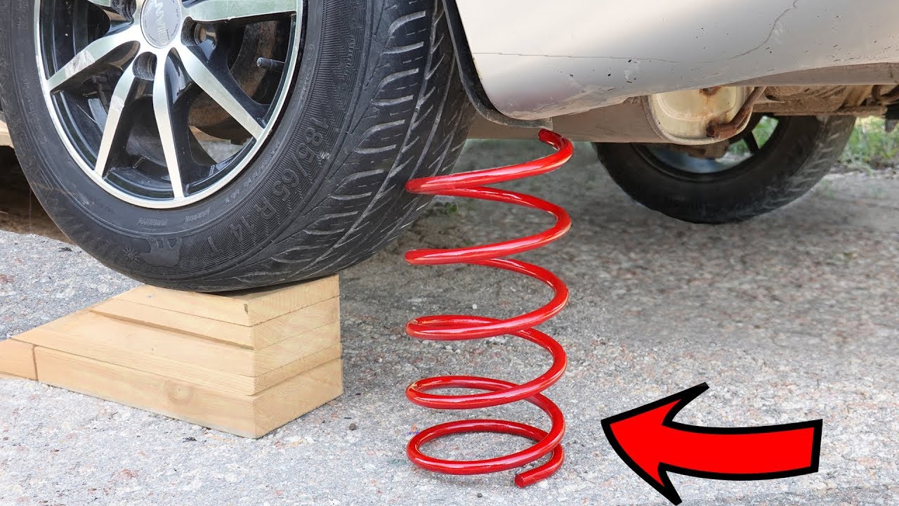 EXPERIMENT CAR vs SPRING YouTube