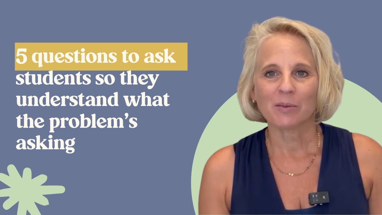 Discussion prompts to help your students understand math stories