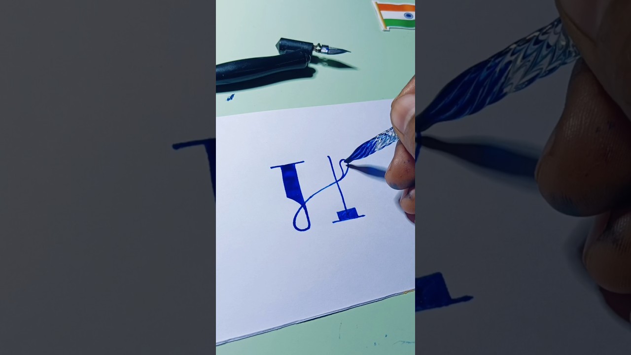 I try letter art using word H 